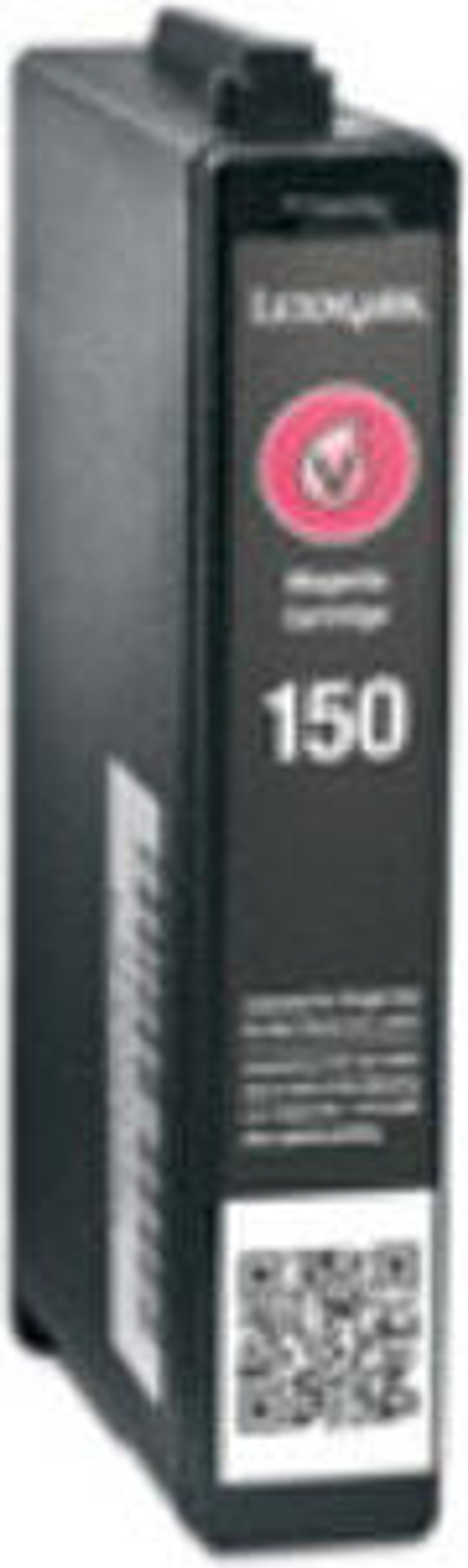 Струйный картридж 1 шт Подлинный (XL) Пурпурный Lexmark No.150XL Blister without Alarm  14N1616BL