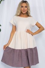 Платье Лаки (бежевое) П15799-12М LT Collection