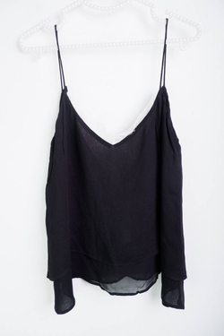 Топ Zara в бельевом стиле, маркировка S, визуально 44 размер