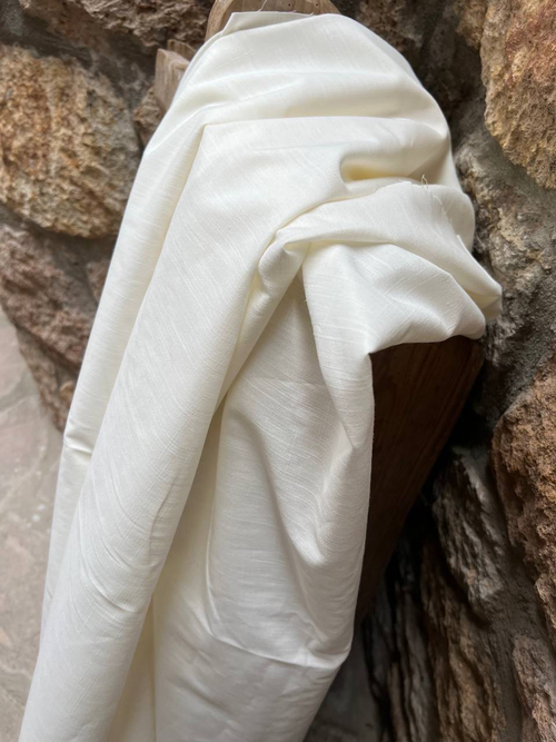 Поплин с эффектом льна