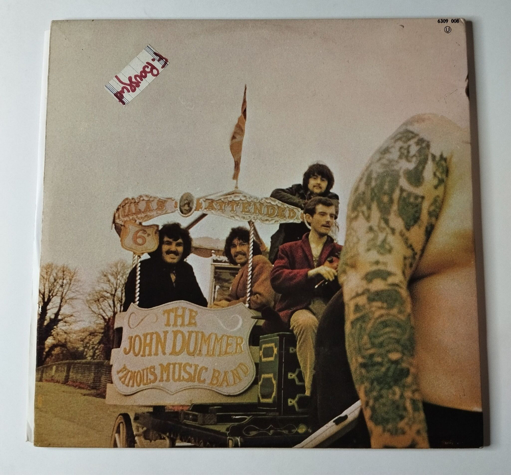Винтажная виниловая пластинка LP John Dummer Famous Music Band Nine By Nine (France 1970)
