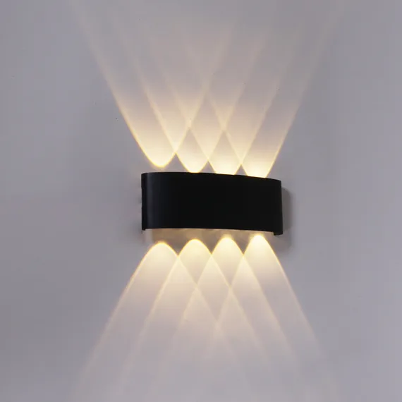 86834-9.2-008KT LED8*1W BK светильник настенный
