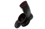 CHANEL Rubber Rain Boots Black Women"s