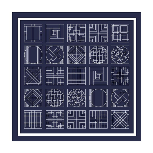 Платок 90x90 см AV-HA90003