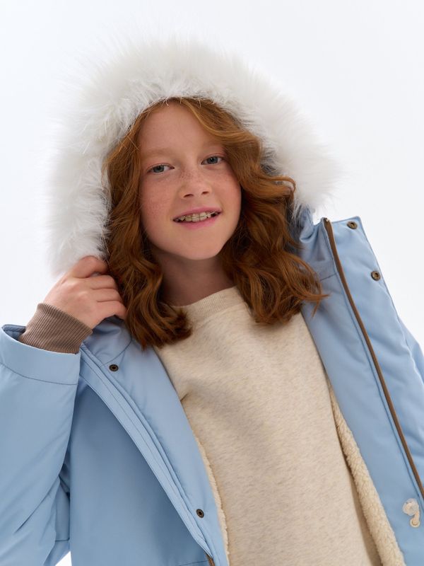 Парка зимняя на меху 