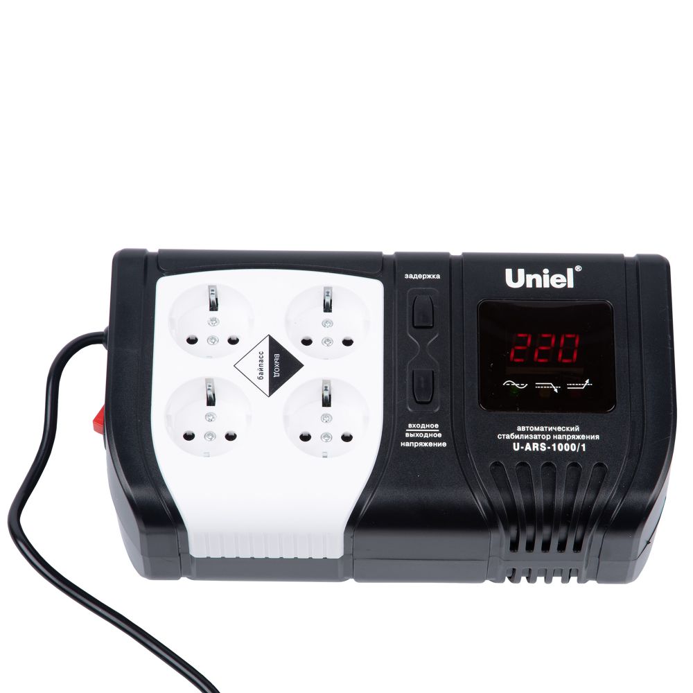 U-ARS-1000-1 Стабилизатор напряжения Uniel серии Standard Expert 1000 ВА