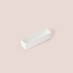 Коробка для макаронс с пластиковой крышкой 227*57*55 мм