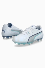 Бутсы Puma King 20 Ultimate FG/AG - серебряный