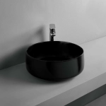 Раковина Artceram Cognac COL004 17 00 накладная 35 см, цвет черный матовый