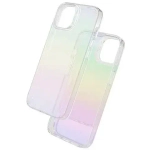 Чехол-накладка Zagg Iridescent Anti-microbial для iPhone 13 Pro пластиковый (фиолетово-зеленый градиент)