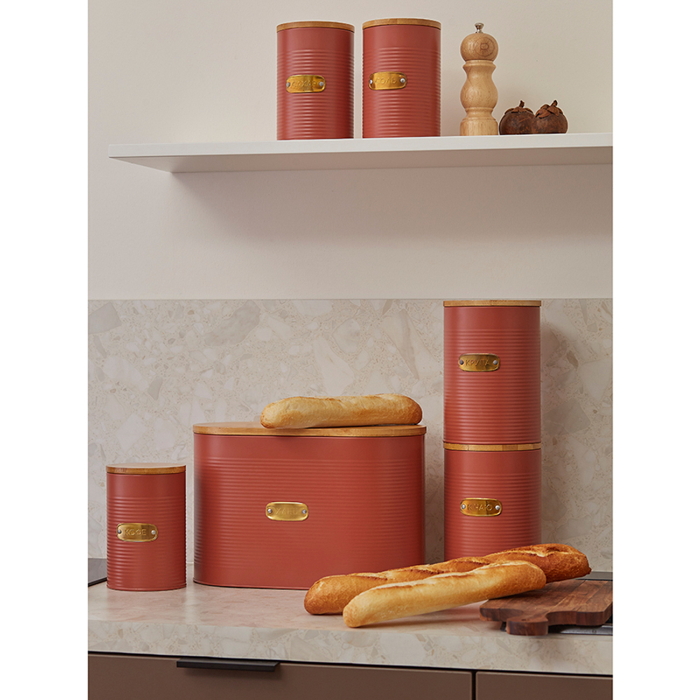 Банка для хранения кофе irmel, 1,3 л, терракота