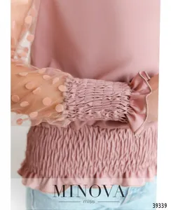 Рубашка 4118-пудровый Minova