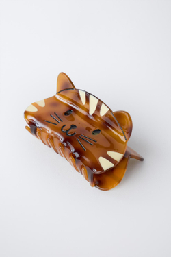 ZARA ЗАКОЛКА «КОТЕНОК», ЧЕРЕПАХОВЫЙ