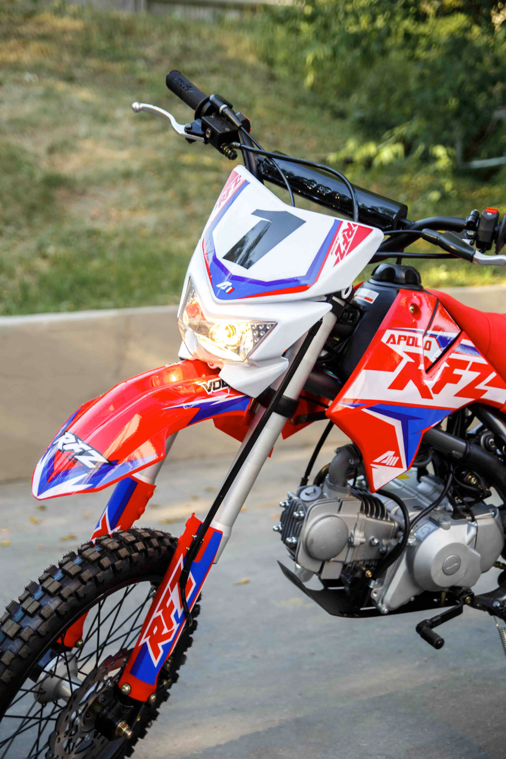 Питбайк Apollo RFZ START 125LE 17х14 Красный