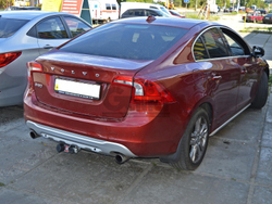 Оцинкованный фаркоп на Volvo S60 2010-2019, Volvo V60 2010-2019 (без электрики), Galia V0706C