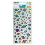 Наклейки гелевые "Яркое ассорти", 17,5х9 см, ассорти 8 видов, FUNSTER (ФАНСТЕР), 666101