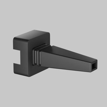 Настенный фиксатор для подвесного монтажа шинопровода TRA160BC-B чёрный Elasity Maytoni