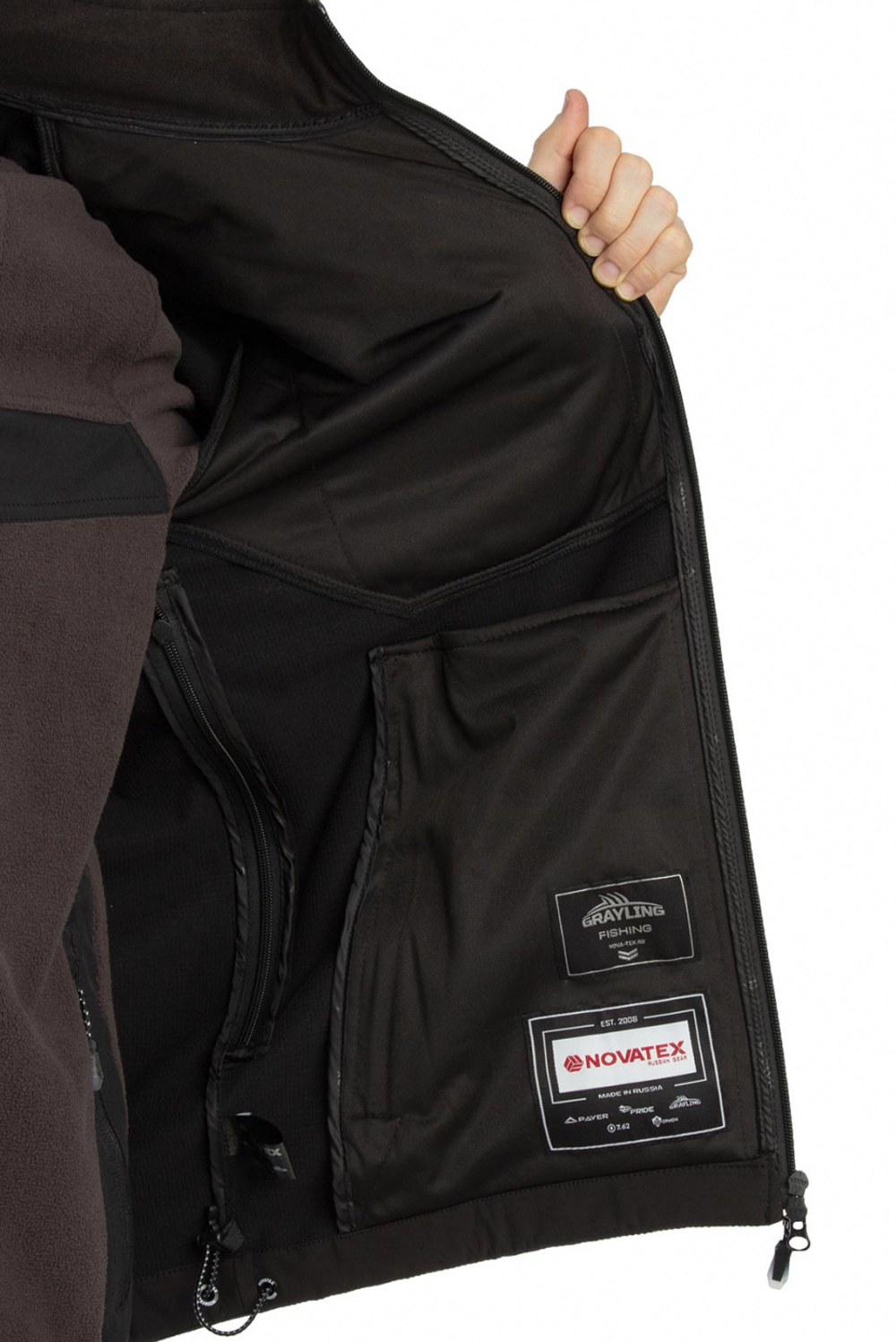 Костюм "Bering (Беринг)" (софт-шелл,черный) GRAYLING, Черный