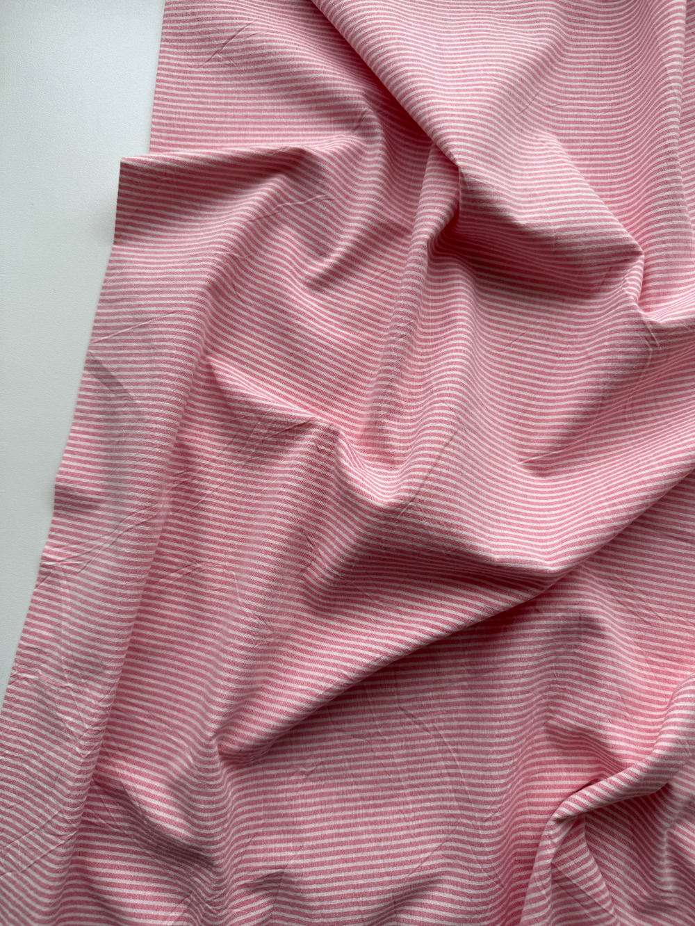 Вареный хлопок 250см. Полоска арбузная