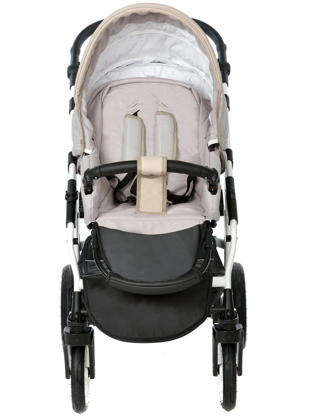 Детская коляска Indigo Indigo New 3 в 1 с автокреслом Avionaut Cosmo Beige In01 бежевый