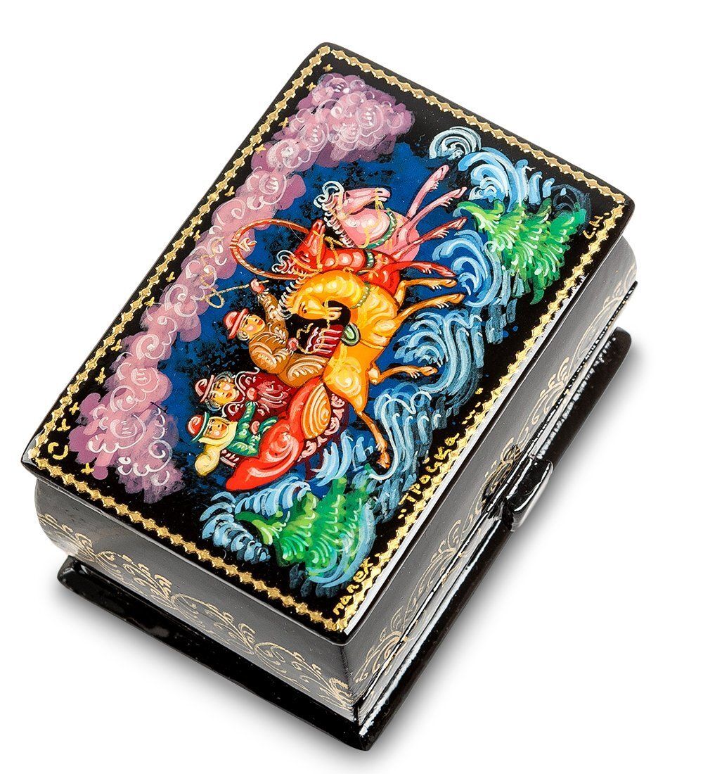 Народные промыслы ШК-85/ 6 Шкатулка «Тройка» С.М.