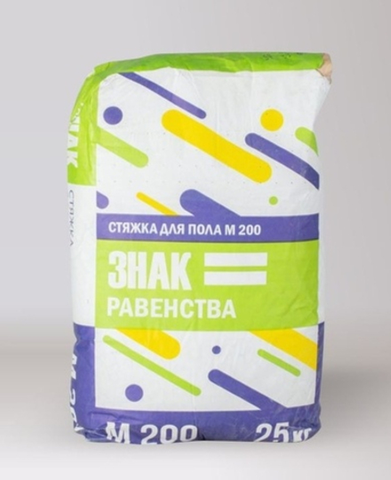 Стяжка для пола Знак Равенства М-200, 25 кг