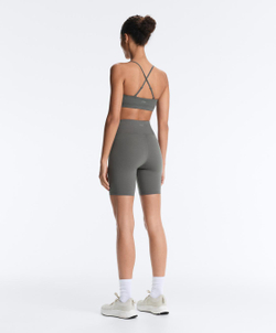 OYSHO Легинсы-велосипедки Comfortlux с высокой посадкой длиной 20 см, серый