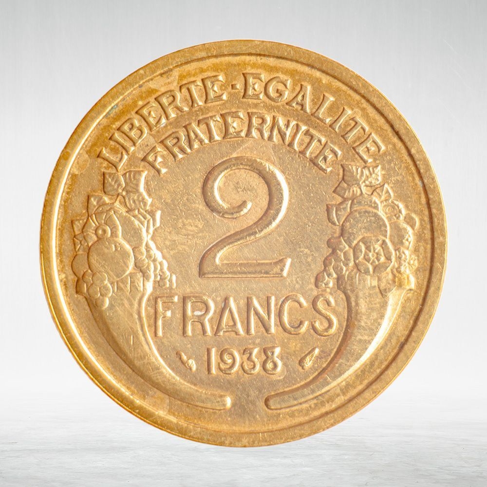 France, 2 Francs 1938, XF