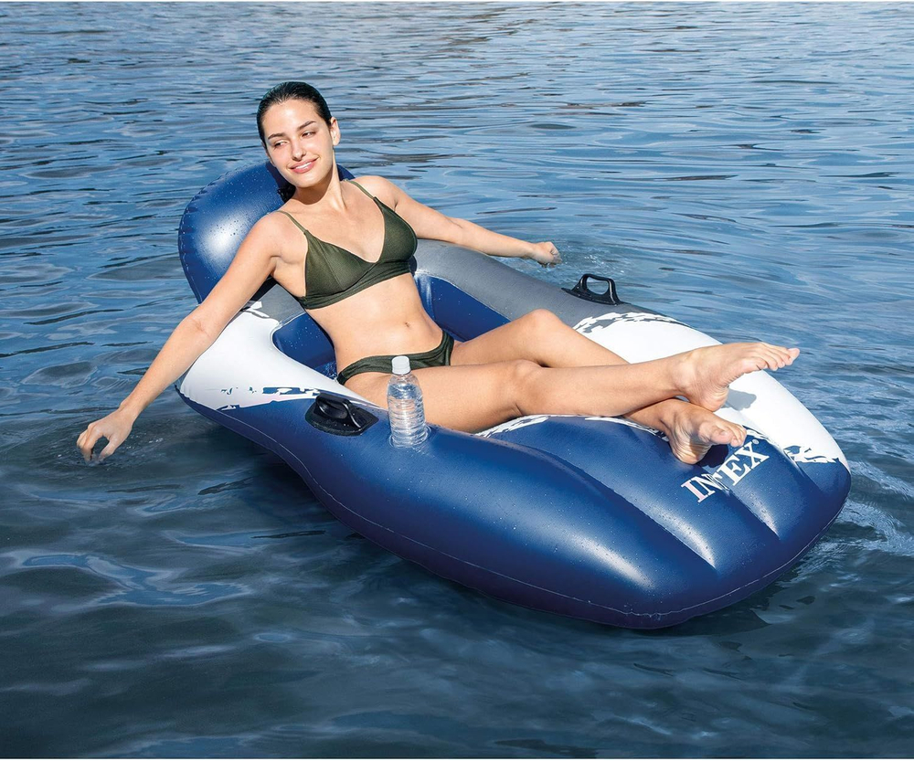 Шезлонг плавающий Intex FLOATING MESH LOUNGE 56862, 163х104 см