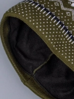 Шапка зимняя мужская вязаная