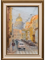 Картина маслом Раннее утро Степанков