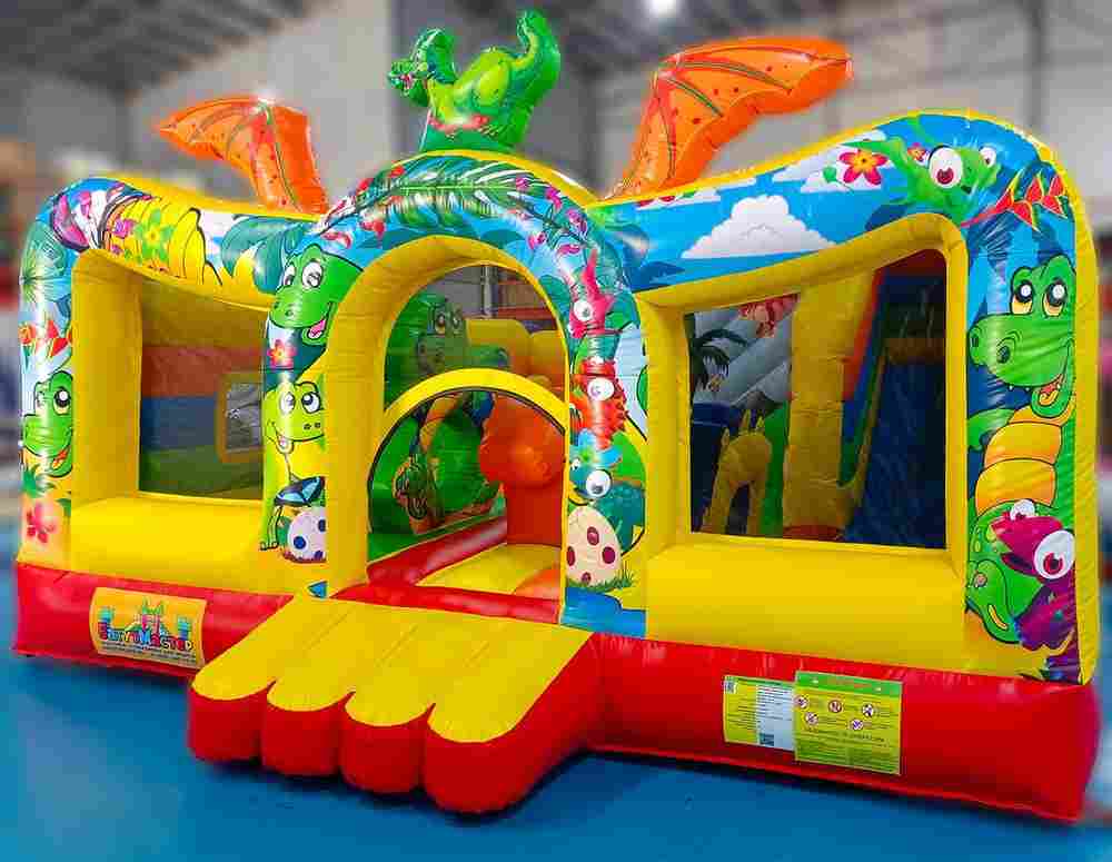Коммерческий надувной батут «Динопарк 2», 6*5*2,9 м