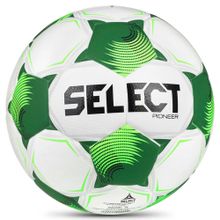 Мяч футб. SELECT Pioneer TB V26, 0865071005, р.5, FIFA Basic, 32п, ПУ, термосшивка, бело-зеленый