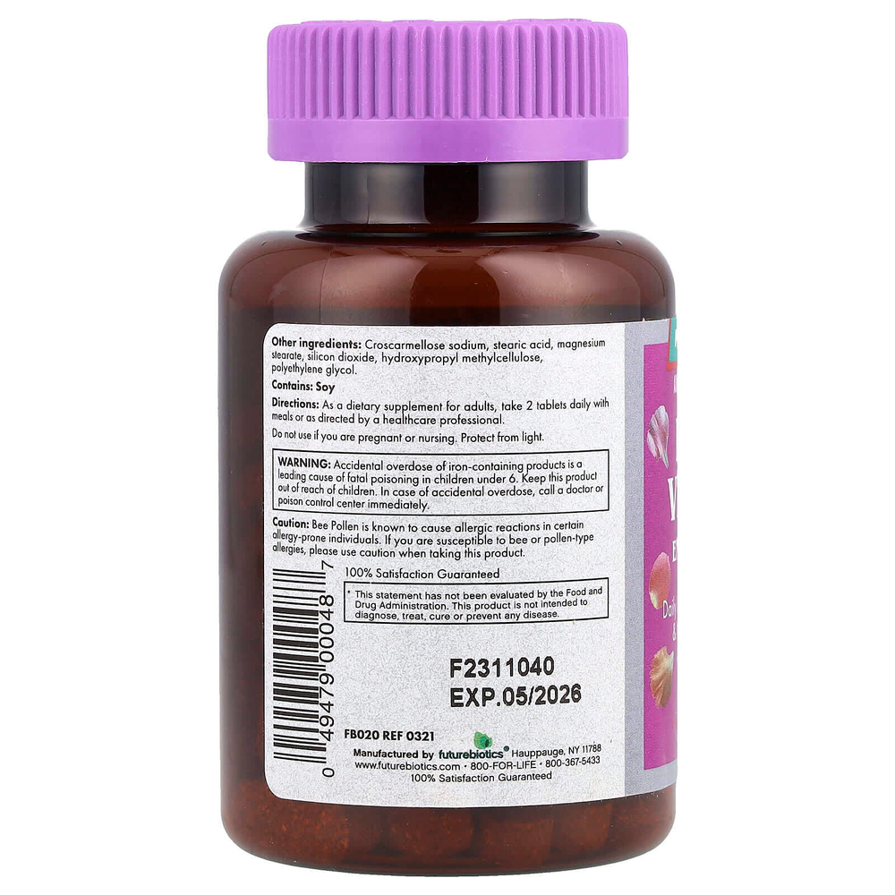 Futurebiotics, Advanced Women's Formula, мультивитамины Energy Plus, 60 таблеток