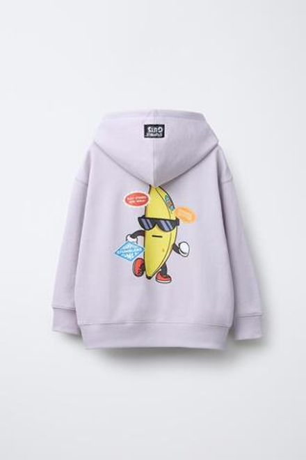 ZARA ХУДИ С ПРИНТОМ STUMBLE GUYS ™ © SCOPELY, СИРЕНЕВЫЙ
