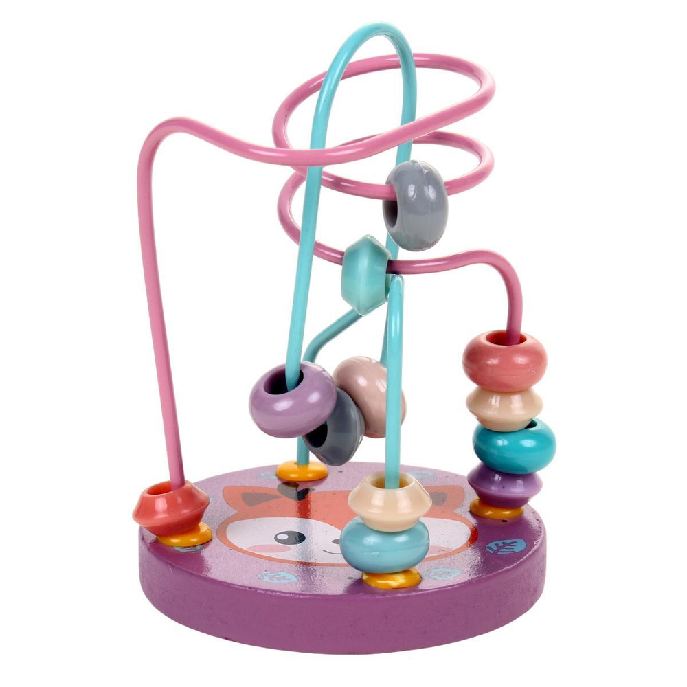 Развивающая игрушка деревянная Лабиринт маленький, коробка C-41748