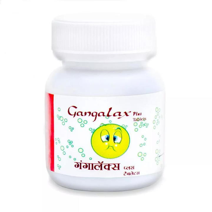 БАД Ganga Gangalax Plus Гангалакс Плюс при запоре 50 таб