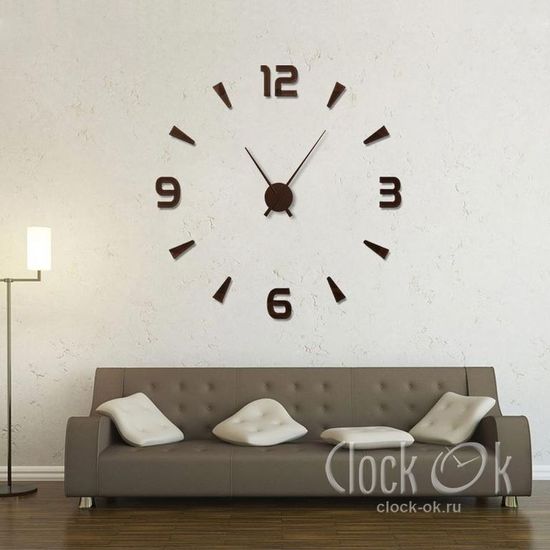 Настенные 3D часы Divide