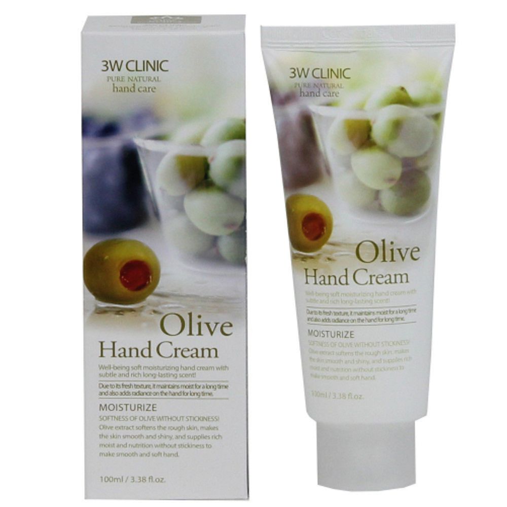 Крем для рук 3W Clinic Olive Hand Cream с Оливой 100 мл