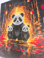 Алмазная картина "Панда"