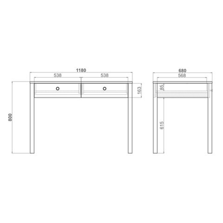 Рабочий стол BERGEN BG025