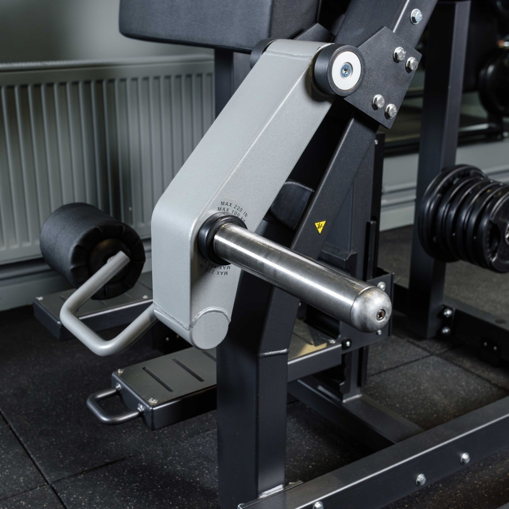 D955 Сгибание ног стоя, рычаги серые