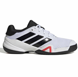 Детские теннисные кроссовки Adidas Barricade K - white/core black