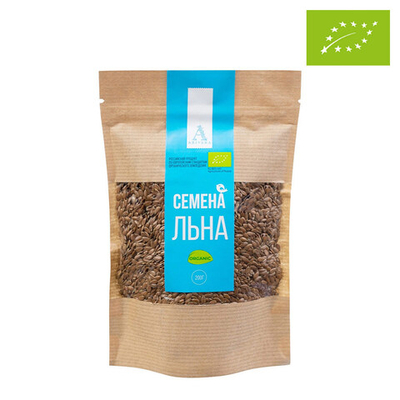 Семена льна бурого органические "Аривера", 200 г