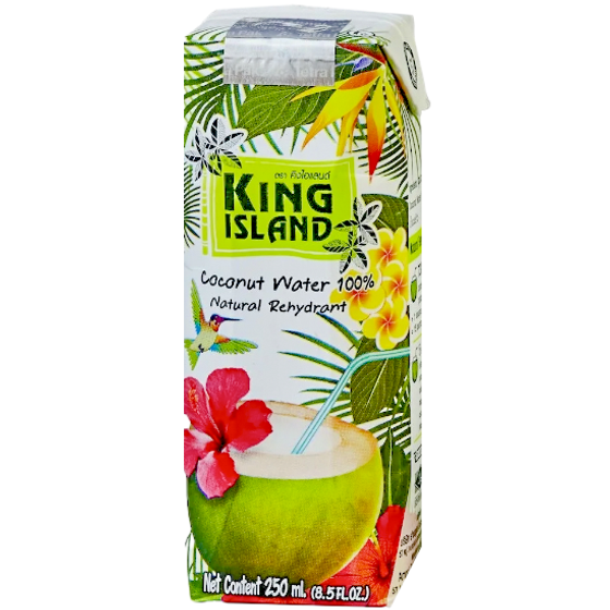 Кокосовая вода без сахара King island 250мл