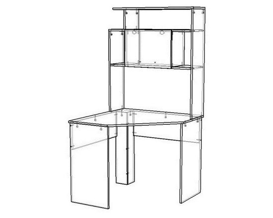 Стол письменный РЕЙМС правый