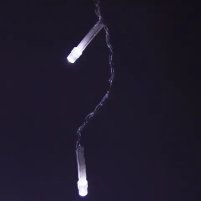 Гирлянда для дома ЗАНАВЕС «Мерцание» ш3,0* в2,5 м 480 ламп LED, прозрач.пров, авторежим, IP-20, Белый (возможность соединения)