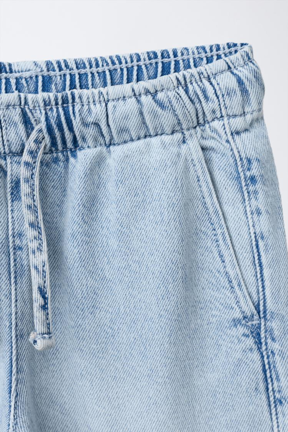 ZARA ДЖИНСЫ КАРГО, ГОЛУБОЙ