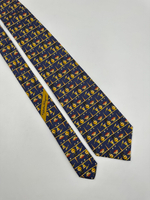 Галстук тёмно-синий Salvatore Ferragamo