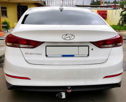 Фаркоп для Hyundai Elantra 2016-2019 Тип шара: A. Нагрузки: 1500/100 кг, HY 34